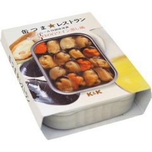 【クリックで詳細表示】国分 K＆K 缶つま★レストラン ムール貝の白ワイン蒸し風
