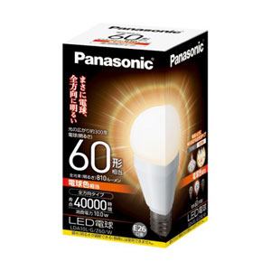 【クリックでお店のこの商品のページへ】Panasonic LED電球 LDA10LGZ60W