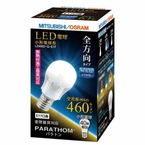 ＜ヤマダ＞ 三菱 LDA6D-G-E17 LED電球 E17口金 昼光色 LDA6DGE17画像
