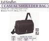 ■【新品】ED KRUGER【CASUAL SHOULDER BAG】＃14-5127