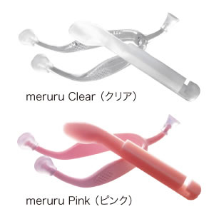 【送料無料】meruru（メルル）（コンタクトレンズ付け外し器具 / クリア / ピンク / メディトレック）