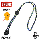 【送料無料】チャムス メガネチェーン　Rope ロープ　FC-35　ネイビー柄 ストパー付きグラスコード