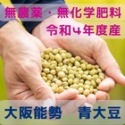 【自然栽培】【３袋以上で送料無料】大阪能勢青大豆１ｋｇ