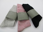 靴下　ソックス　メンズ　レディス　冷え取り　機能性　あったか　定番　綿花を炭素化した炭糸を使用したプレーンソックス　様々な試験資料揃えております