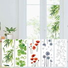 ウォールステッカー(ウィンドウタイプS) インテリア 窓 模様替え 植物 花