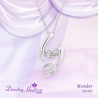 クロスフォーDancing Heart(ダンシングハート) DH-007 【Wonder】 ダイヤモンドペンダント/ネックレス