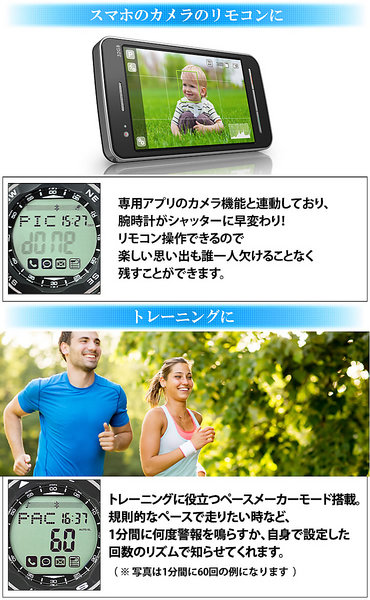 スマートウォッチ 腕時計 メンズ デジタル iphone アンドロイド ギャラクシー 対応 ラドウェザー