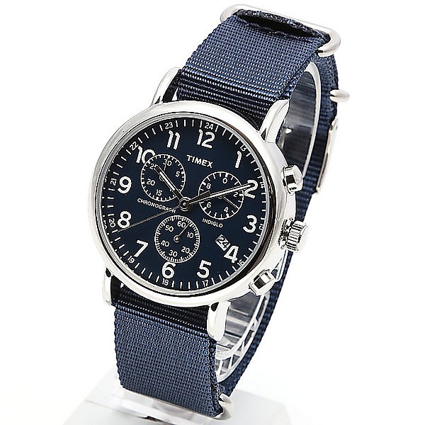 TIMEX タイメックス 腕時計 メンズ ウィークエンダー クロノグラフ 40mm ダイアル ストラップ TW2P71300 ブルー ネイビー