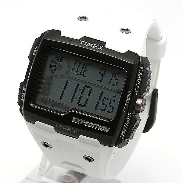 TIMEX タイメックス 腕時計 TW4B04000 EXPEDITION GRID SHOCK エクスペディション グリッドショック ミリタリー カジュアル 低廉 ミリタリーウォッチ メンズ レディース 時計 ホワイト 79％以上節約 デジタル