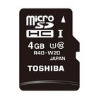 東芝　TOSHIBA Premiugate UHS-I MicroSDHCメモリーカード4GB SD-MU004GX
