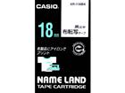 【納期約2週間】XR-118BK [CASIO カシオ] カシオネームランドテープ XR118BK