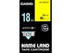 【納期約2週間】XR-18GYW [CASIO カシオ] カシオネームランドテープ XR18GYW
