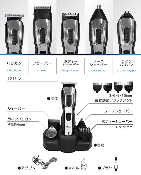 ヤマダモール | メンズ グルーミング 髭剃り バリカン ノーズ