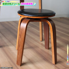 スツール 座面回転式 シンプル チェア 回転スツール 椅子 木製 スツール カウンタースツール いす 高さ 約45.5cm 【全商品ポイント10％付与♪】
