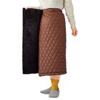 吸湿発熱糸ウォームウェル使用 あったか 巻きスカート 暖か 裏ボア スカート 毛布 防寒 冬 キルティング