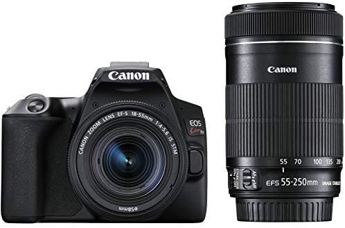 Canon デジタル一眼レフカメラ EOS Kiss X10 ダブルズームキット ブラック EOSKISSX10BK-WKIT