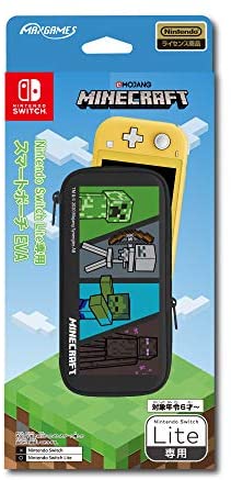 【任天堂ライセンス商品】Nintendo Switch Lite専用スマートポーチ EVA マインクラフト 4キャラクター