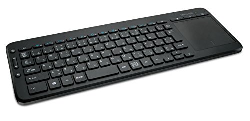 マイクロソフト キーボード ワイヤレス/セキリュティ(暗号化機能搭載)/防滴 All-in-One Media Keyboard 長さ367mmx幅132mm ブラック N9Z-00029