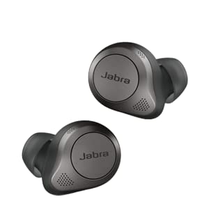 Jabra 完全ワイヤレスイヤホン アクティブノイズキャンセリング Elite 85t チタニウムブラック BluetoothR 5.1 マルチポイント対応 2台同時接続 外音取込機能 専用アプリ マイク付 セミオープンデザイン ワイヤレ