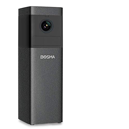 【Compatible with Alexa認定】BOSMA ネットワークカメラ 遠隔操作 動体検知 警報通知 暗視機能 防犯カメラ ベビーモニター 監視カメラ ペットカメラ 黒 X1-B-JP