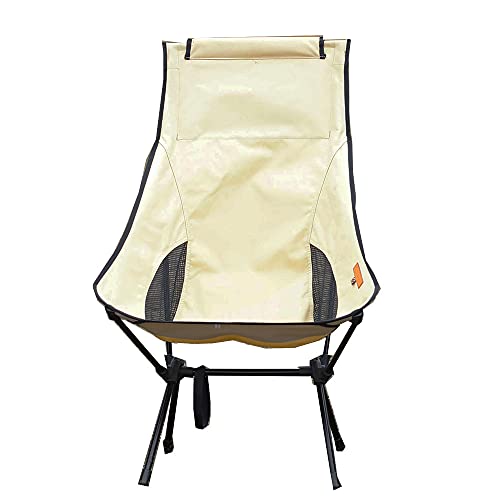 S'more(スモア) Alumi High-back Chair アルミ製ハイバックチェア アウトドアチェア ハイバック式 折りたたみ式 キャンプチェア コンパクト ヘッドレスト付き 収納バッグ付き 超軽量