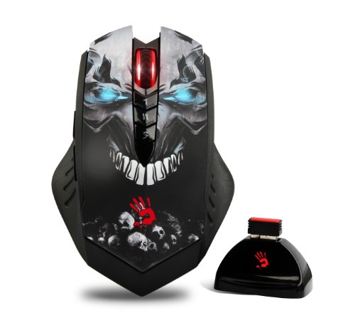 A4tech Invincible Wireless Bloody Gaming Mouse,activated Core 3 with Metal Feet - R8A