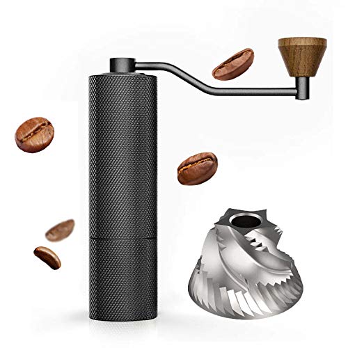 TIMEMORE タイムモア SLIM Plus 手挽きコーヒーミル 全金属製 ステンレス 特許臼E&B コーヒーグラインダー 手動式 粗さ調節機能 清掃しやすい coffee grinder 省力性 家庭用 (SLIM Plus)