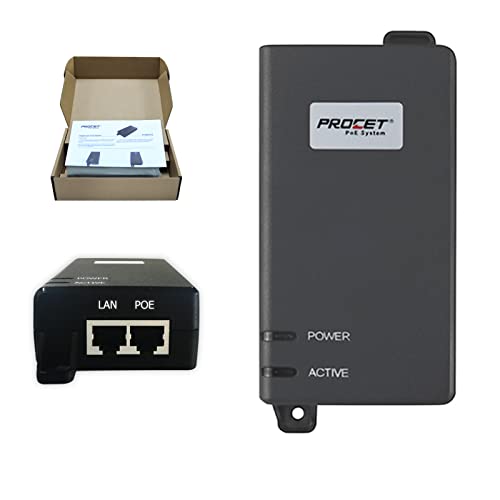 PROCET シングルポートギガビット 10/100/1000Mbpsをサポートスイッチングハブ ギガビット。IPカメラ、ワイヤレスAP、マイクロ波通信機器、通信、セキュリティ、モノのインターネットアプリケーションなどで広く使用されていま