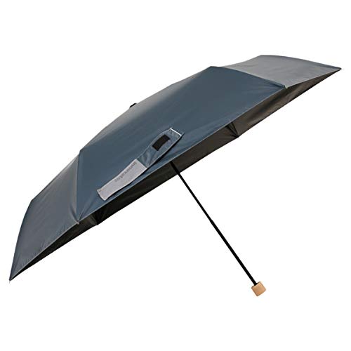 小川(Ogawa) ワイド折りたたみ傘 手開き 60cm innovator 晴雨兼用 UVカット率&遮光率99%以上 遮熱加工 はっ水 ネイビー ファスナー付収納ケース 18175