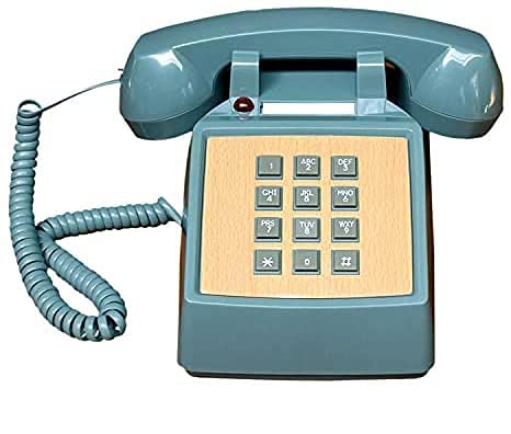 電話機 ハモサ モーテルフォン レトログリーン RP-001GR 電話 固定電話