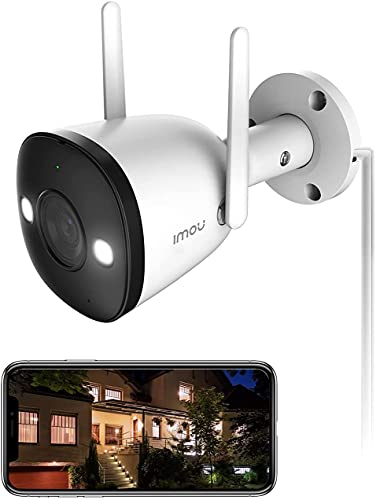 【Alexa対応】 Imou 防犯カメラ 屋外 ワイヤレス フルカラー 暗視機能 監視カメラ 1080p 録画機能付き IP67 / H.265 ネットワークカメラ スマホ連動 / 双方向通話 / 警報機能 / 人体検知 防犯カメラ Bu