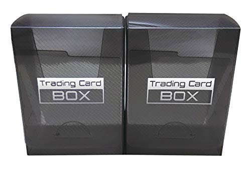 TCG トレーディングカード デッキケース 2個セット クリアブラック