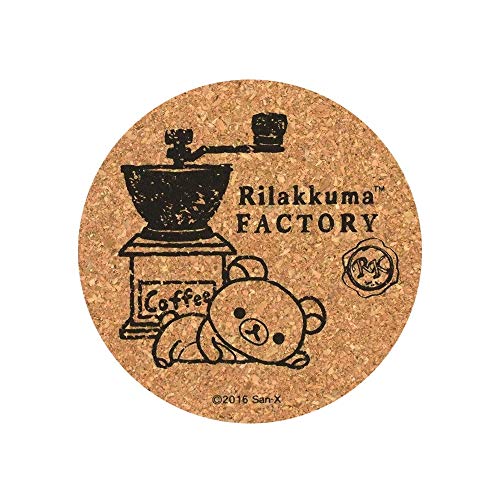 ナガノファクトリー リラックマ コルクコースターB(コーヒーミル) RK250B ベージュ