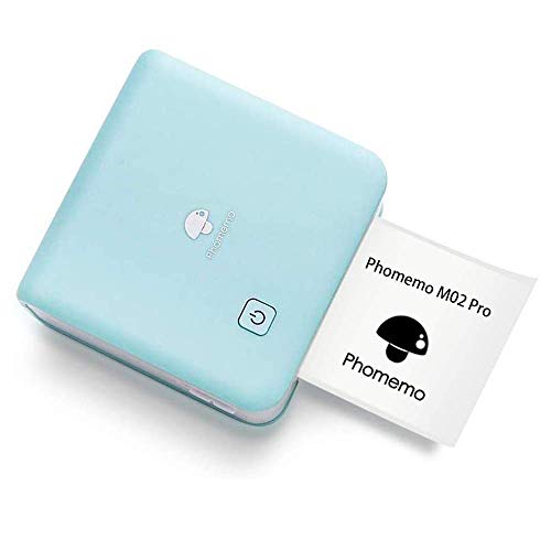 フォトプリター Phomemo M02 PRO 300DPI ミニ サーマルプリンター モバイルプリンター ポータブル式 フォトプリンタ メモプリンター 感熱プリンター Bluetooth接続 写真・メモ・手帳・領収書・ラベル 学生用 在