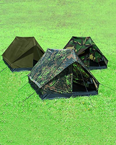 MIL-TEC 2人用 テント ロッジ型 MINI PACK Super 防水性能強化仕様