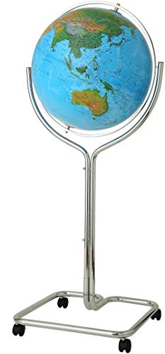 ORBYS 地球儀 ジーオ50(ライトなし) 球径50cm 地勢図 45020