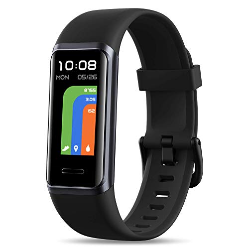 スマートウォッチ 腕時計 smart watch Alexa対応 リストバンド型 smart band メンズ レディース 歩数計 健康管理 活動量計 腕時計 着信通知 生理周期予測 5ATM防水 ios&Android対応 誕生日プレゼ
