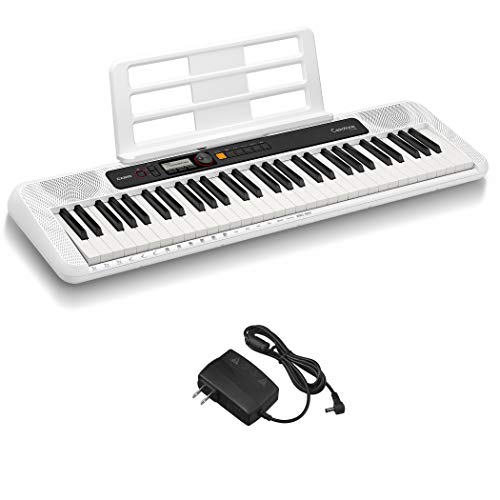 カシオ（CASIO）電子キーボード Casiotone CT-S200WE(ホワイト) 61鍵盤 軽量＆コンパクト 持ち運びしやすくPOPなデザイン ダンスミュージックモード