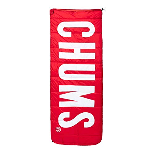 チャムス(CHUMS) 寝袋 スリーピングバッグ チャムスロゴ CH09-1147-R001-00 レッド 約H182×W76cm