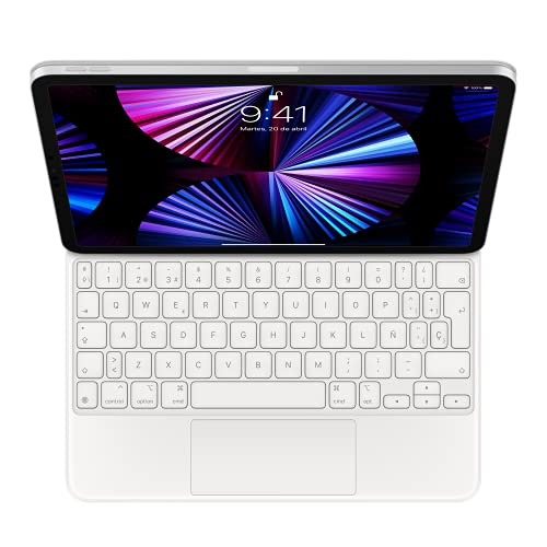 Apple Magic Keyboard (11インチiPad Pro - 第3世代・iPad Air - 第4世代) - スペイン語 - ホワイト
