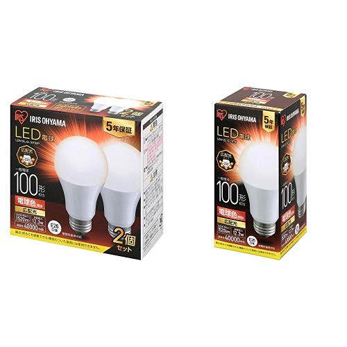 【10個セット】アイリスオーヤマ LED電球 口金直径26mm 広配光 100W形相当 電球色 密閉器具対応 LDA12L-G-10T62P