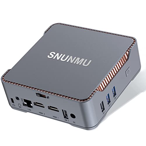 SNUNMU ミニpc 8GB DDR3 128GB SSD mini pc Windows 10 Pro、3画面同時出力可能 小型 パソコン 最大4K解像度 小型pc、省電力 ミニコンピューター Celeron N3350(最大2.4G