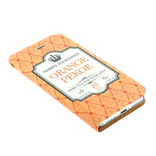 iphone7 ケース 手帳型 紅茶 レザーケース スマホケース（iPhone7用, OrangePekoe（オレンジ・ペコー））
