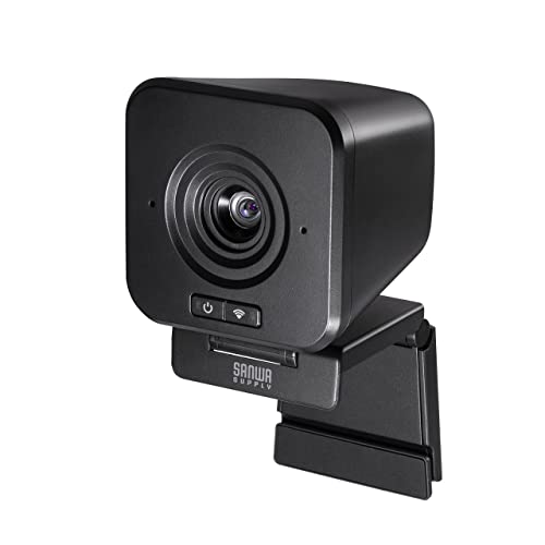 サンワサプライ WEBカメラ ワイヤレス USB Aコネクタ CMS-V65BK