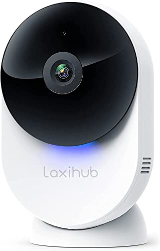 Laxihub 防犯カメラ ホームセキュリティカメラ 5GHz屋内 カメラとオーディオ MiniCam ベビーモニター AIモーション検出 1080P FHD 暗視機能 設定簡単 アプリ連携 双方向音声通信 AlexaとGoogle対応