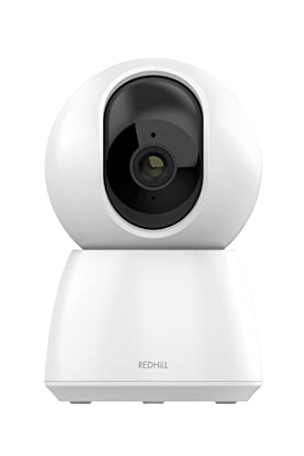 REDHiLL 見守りカメラ 室内用 ペットカメラ 防犯 カメラ ペット 小型 スマホ対応 WiFi 監視カメラ ネットワークカメラ 室内カメラ みまもりカメラ scam008-wh