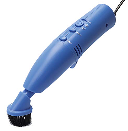 マクロス 卓上掃除機 ミニ 掃除機 ハンディクリーナー USB 接続式 イージー デスククリーナー ブルー MEH-104 BL