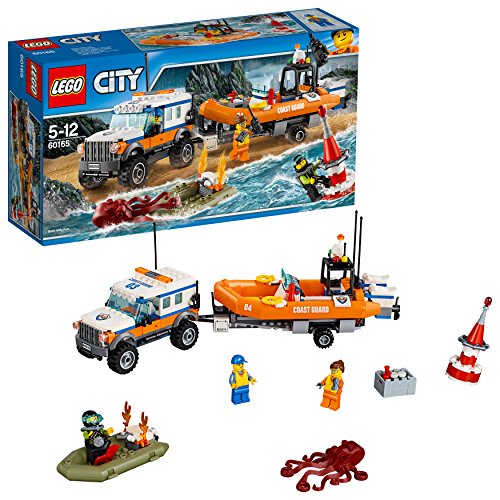 レゴ(LEGO)シティ 海上レスキューボートと4WDキャリアー 60165