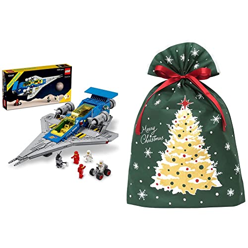 銀河探検隊 + インディゴ クリスマス ラッピング袋 グリーティングバッグ3L クリスマスツリー ダークグリーン XG871 【クリスマス プレゼント ラッピング セット】