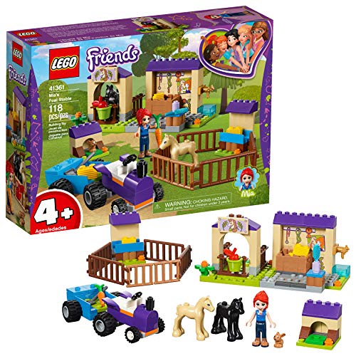 LEGO Friends 4+ Mia’s Foal Stable 41361 Building Kit , New 2019 (118 Piece)